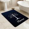 Custom Name Flame Courage Living Room Non-Slip Area Rug Soft Carpet for Bedroom Kids Playroom Sofa Office Home Decor Doormat