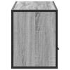 TV Stand Grey Sonoma 100 x 31 x 39.5 cm Particleboard and Metal