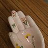 Mini Flora Handform Haus Büro Aufbewahrung Schlüssel Schmuck Zubehör Halter Keramik Ornamente Behälter Dekoration