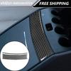 2Pcs For Chrysler 300 300C Carbon Fiber Interior Below Center Armrest Cover Trim