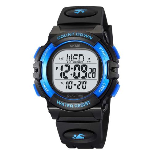 Timever Multifunction Kids' Watch for Boys, Easy-to-Read Digital Watch, Boys' Sports Watch, Waterproof, with Alarm Clock, Stopwatch, Countdown, Date a