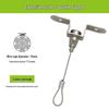 Adjustable Safety Hanging Kit: Rope, Buckle & Acrylic Board Line