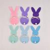 Cutlery Case Lovely Rabbit Cutlery Holder Cutlery Bag for Easter Christmas New Year Decor Non Woven Cloth Resuable 6PCS