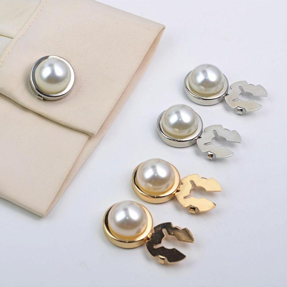 New 18mm Decorative Button Covers Fashion Design Gold Silver Cufflink and Button Metal DIY Craft Jewelry Buttons Unisex