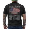 No Kings Day Shirt October 18 Patriotic No Kings 2025 Vintage T-Shirt ON BACK