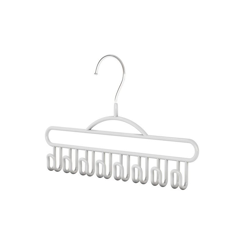 Metallbälten Camisole Klädhängare 8 Krokar Slipsar Hattar Organizerställ Halkfri Utrymmesbesparande Garderob Klädförvaring Hållare
