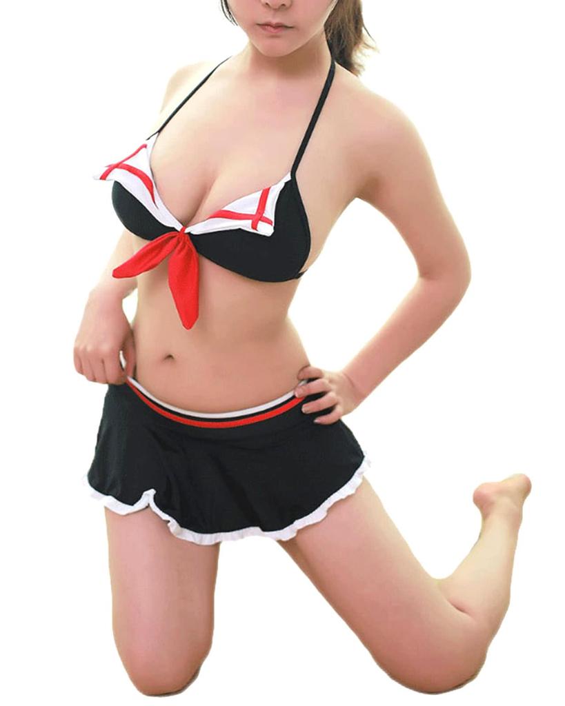 Kantai Collection Cosplay Swimsuit Halloween Summer Costume KanColle Bikini [Milky Time]