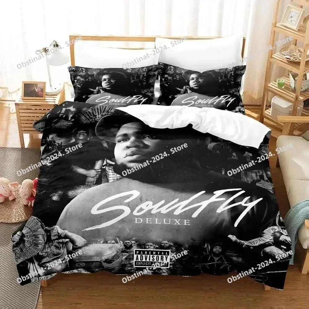 3D Print Rapper Rod Wave Bedding set Printed Duvet Cover Pillowcase Single Double Queen Super King Size Sets