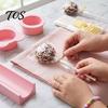 Baking Tool for Cake Balls 3PCS Pop Mold Sets, Food Grade Plastic with Non-stick Cutter And Pusher, Round Ball Maker Decorating Home Accessories