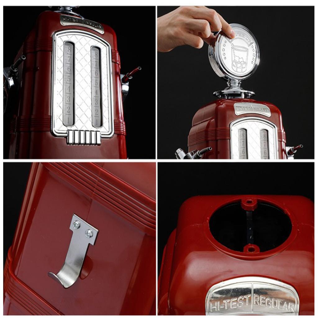 Retro Dávkovač alkoholu ve stylu dvojpistole Odolný 2L dávkovač nápojů s dvojitou pistolí pro šik majitele barů a hostitele večírků