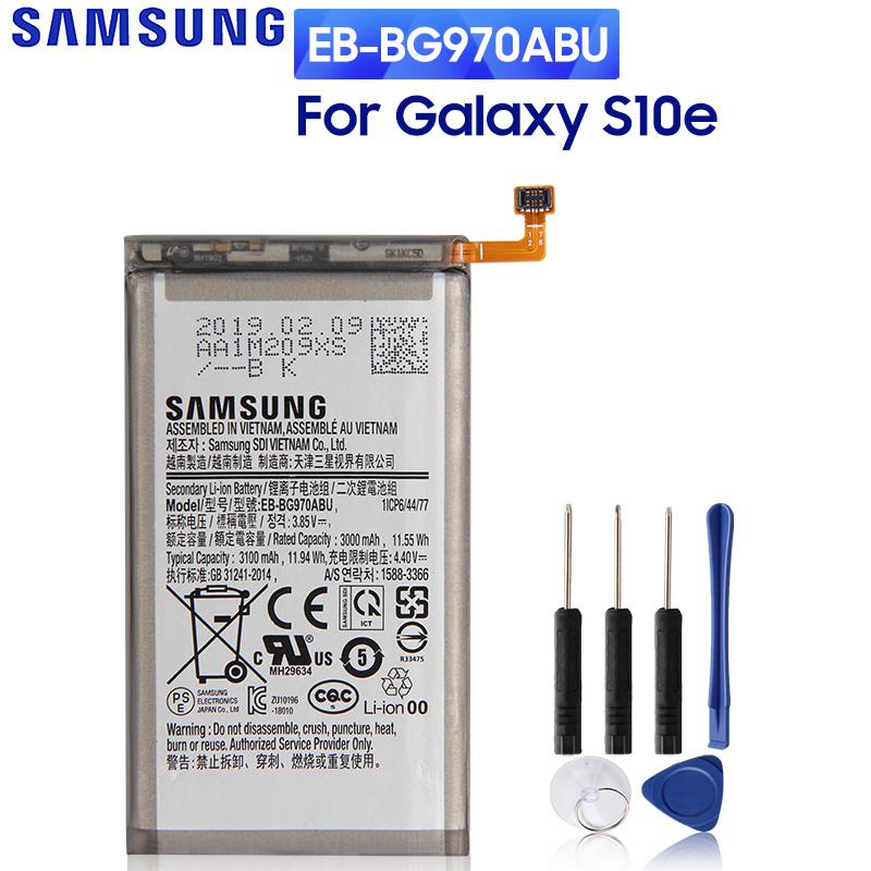 Original Replacement Battery EB-BG970ABU For Samsung Galaxy S10e S10E SM-G970F SM-G970U SM-G970N SM-G9700 3100mAh