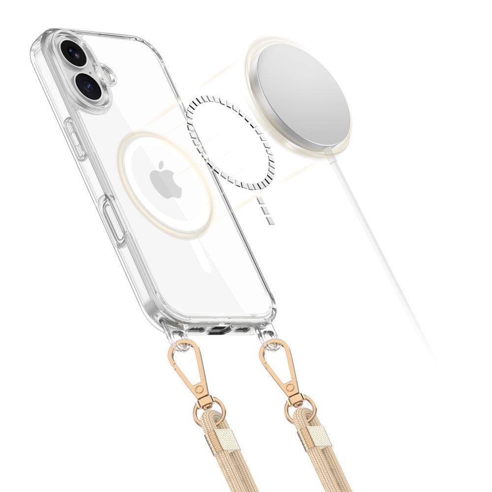 Tech-Protect Flexair Chain Magsafe Iphone 16E Black & Taupe