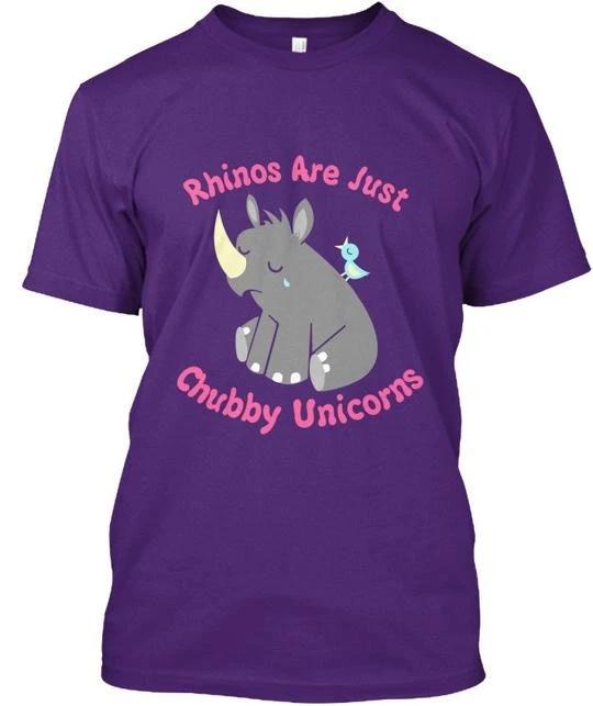 Rhino Are Just Chubby Unicorn Rhinos Unicorns TTshirt Made in USA S-5XL XL
