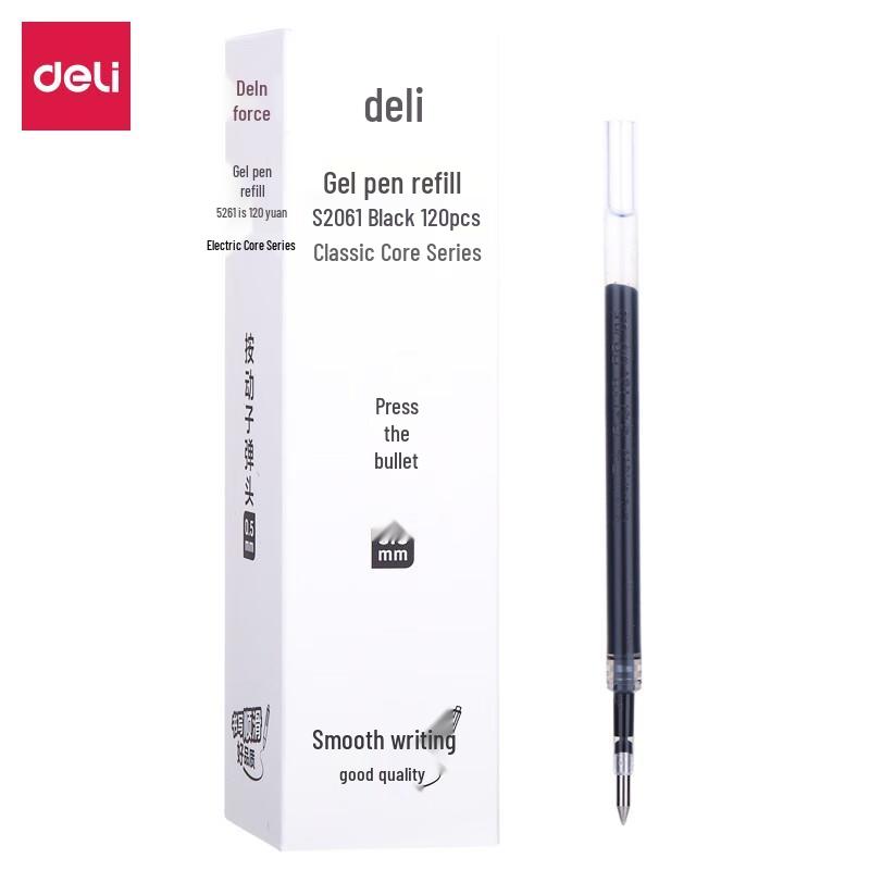 Deli 0.5mm Ret Retractable Gel Pen Refills