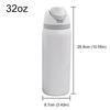 24/32oz Straw Insulated Tumbler with Handle Vacuum Insulated Cup 304 Stainless Steel Vacuum Thermal Insulated Mug for Women Men