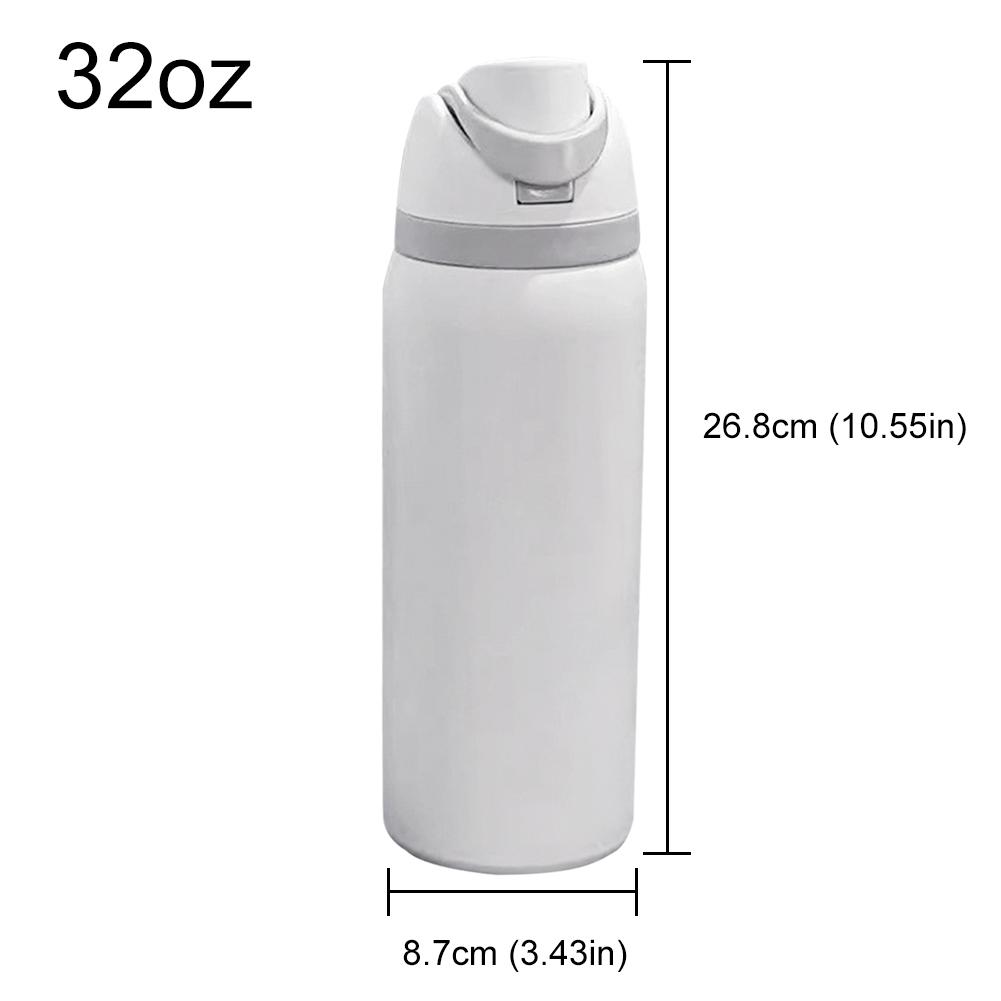24/32oz Straw Insulated Tumbler with Handle Vacuum Insulated Cup 304 Stainless Steel Vacuum Thermal Insulated Mug for Women Men