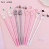 Kawai Stationery Creative Cartoon Cute Paradise Gel Pen Fresh and Student Exam Water Black Writing Signature Office Supplies