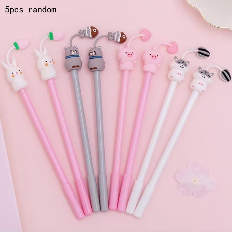 

Канцелярские товары Kawaii Креативные Мультяшные Милые Рай Гелевая ручка Свежая и Студенческая Экзаменационная Водная Черная Пишущая Подпись Офисные принадлежности