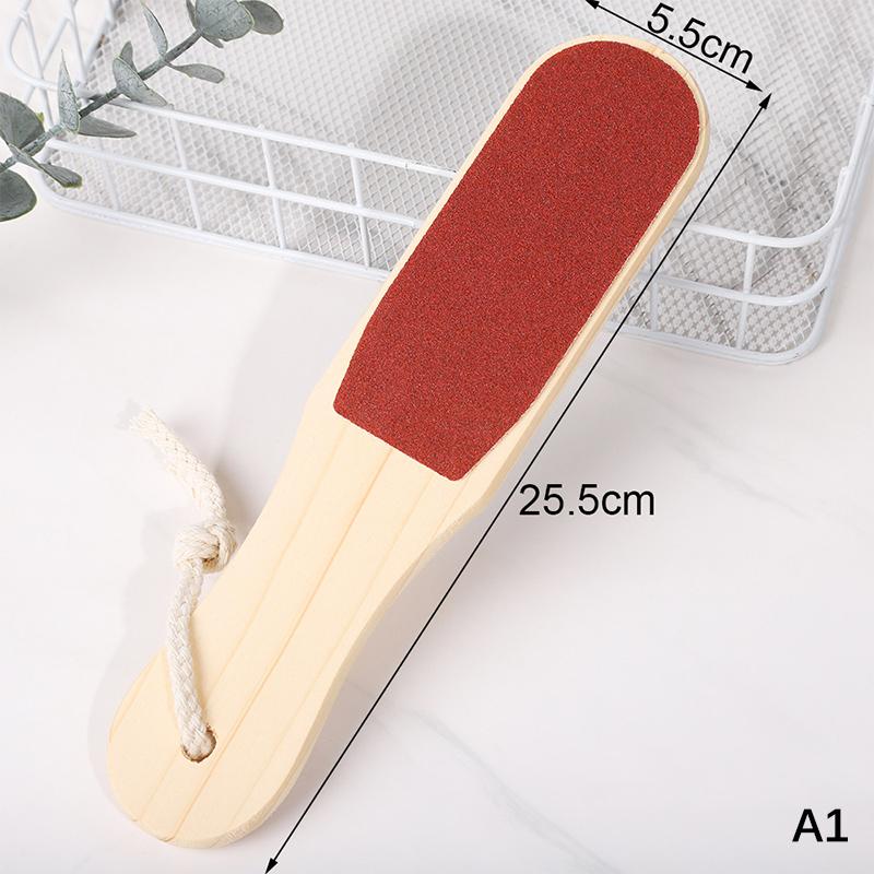 

Professional Foot Files Wooden Double Sided Foot Dead Skin Callus Remover Rasp Heel Pedicure Grater To Smooth Hard Coarse Tough A1