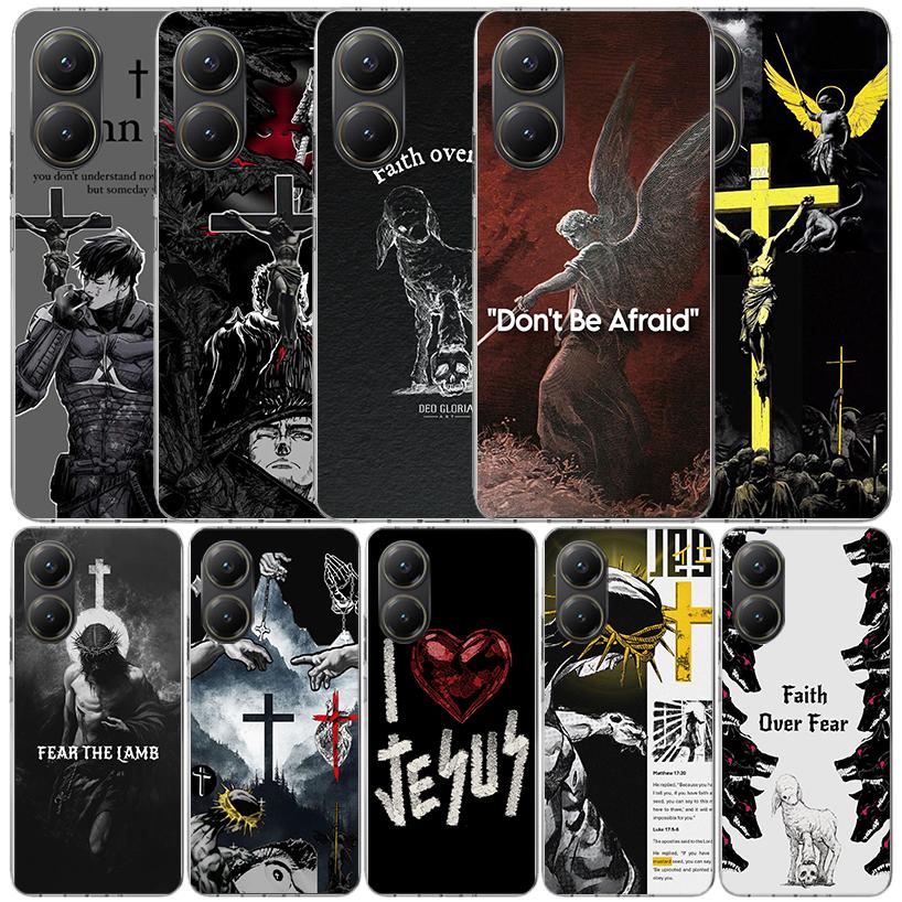 Son Of God Jesus Cross Holy Light Soft Cover for Xiaomi Poco F7 Ultra X7 X6 X5 Pro M7 Phone Case Redmi 15 15C 13 13C 12 12C 10 1