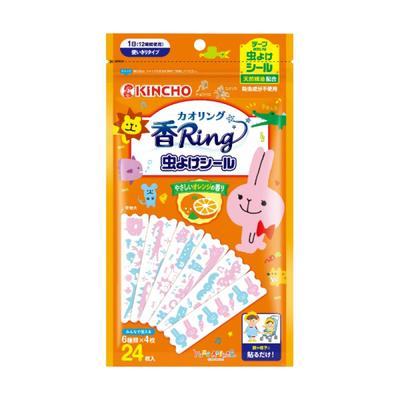 KINCHO Kincho Kaoring Insect Repellent Seal Soft Orange Scent 24 Sheets
