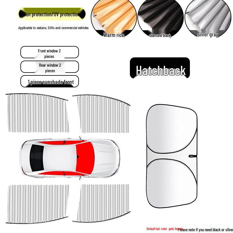 Magnetic Car Window Blackout Sunshade & Privacy Curtains for Vehicle Interior