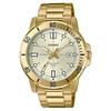 MTP-VD01G-9EV Men's Enticer Gold Tone Stainless Steel Gold Dial Casual Analog Sporty Watch, Gold, One Size, Quartz Movement.
