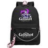 School Season Animation Student Schoolbag, Printed Peripheral Large-Capacity Backpack