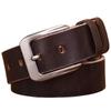 Ledder Belt Men's Trendy Work Pants Men's Genuine Leather Pure Cowhide Casual Handmade Retro Needle Buckle Jeans Belt