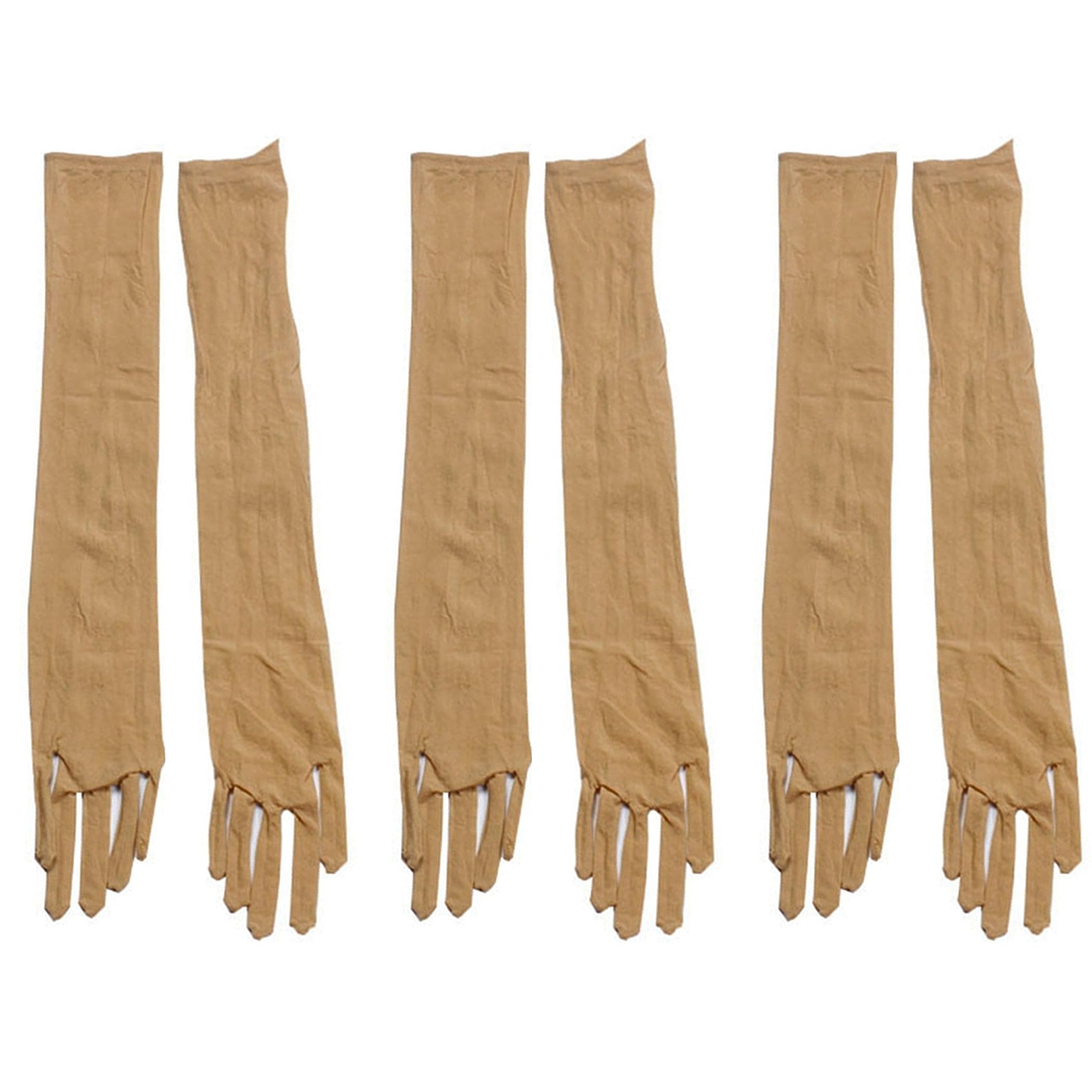 

Длинный рукав Смартфон Длинный Набор из 3 [Felimoa] Чехлы, Эластичный, Косплей, Операция, Перчатки, (коричневый)