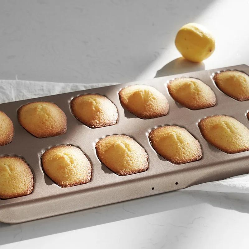 Mini Kuchenform/Gussform, Mini Kuchenblech, Madeleine-Tablett/Dose, Antihaft-Keksdosen, Backblech, Metall-Keksblech, Madeleine
