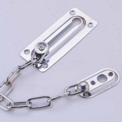 Stainless Steel Anti-theft Door Chain Lock for Wooden & Room Doors, Hotel & Guesthouse Security Latch
