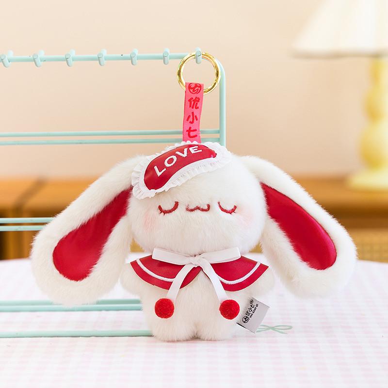 Cute Bunny Plush Backpack With Cartoon Design For Kids And Teens