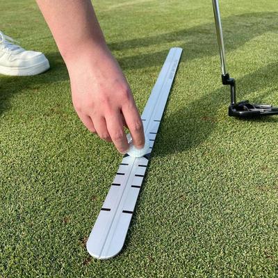 Golf Putting Ruler Golf Putting Alignment Rail, Portable Golf Putting Lines Guide Putter Lightweight Straight Ruler