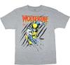 T-shirt 100% Coton Homme Grande Taille Wolverine Hauts pour Homme NOUVEAU