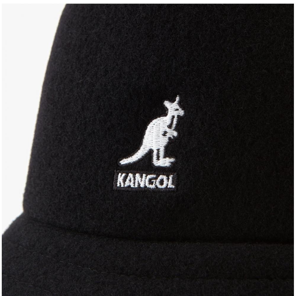 Kangol K3451 Black Casual Wool Bucket Hat