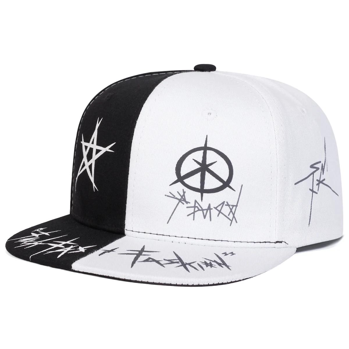 

Unisex Eye Graffiti Print Hip-Hop Hats Fashion Spring Autumn Outdoor Adjustable Casual Baseball Caps Sunscreen Hat Sports Cap