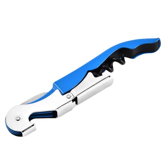 Otvírák na červené víno Ergonomická rukojeť s vysokou pevností odolná proti korozi Skládací nerezový ruční otvírák 3 v 1 vývrtka s řezačkou Domácí potřeby