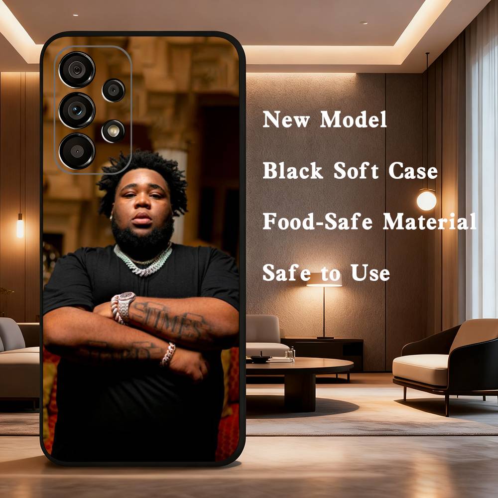 Singer R-Rod W-Wave Cool Phone Case For Samsung Galaxy A73,31,8,9,53,32,72,41,J7,52,71,22,Note Soft Black Silicone Cover