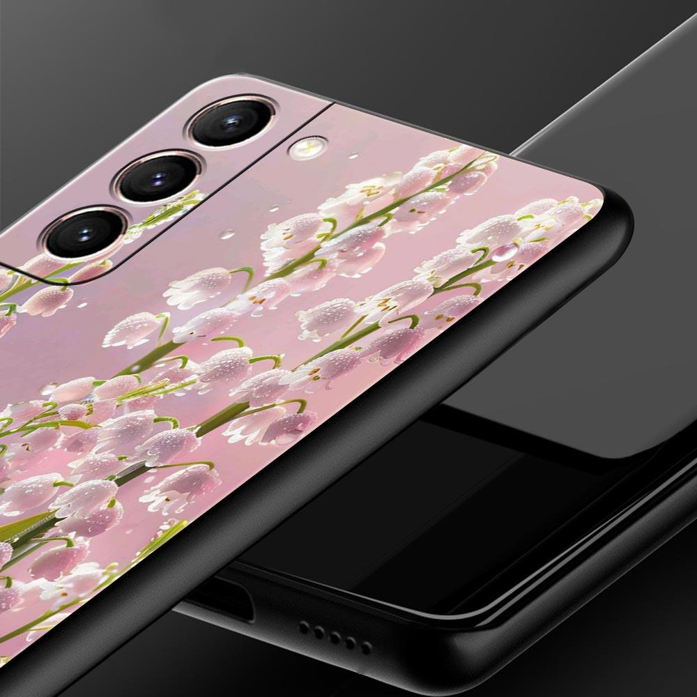 Lily Of The Valley Clear Floral Phone Case for Samsung Galaxy S26 S25 S24 S23 S22 S20 S21 FE Ultra S25 Edge Plus Soft TPU Shell