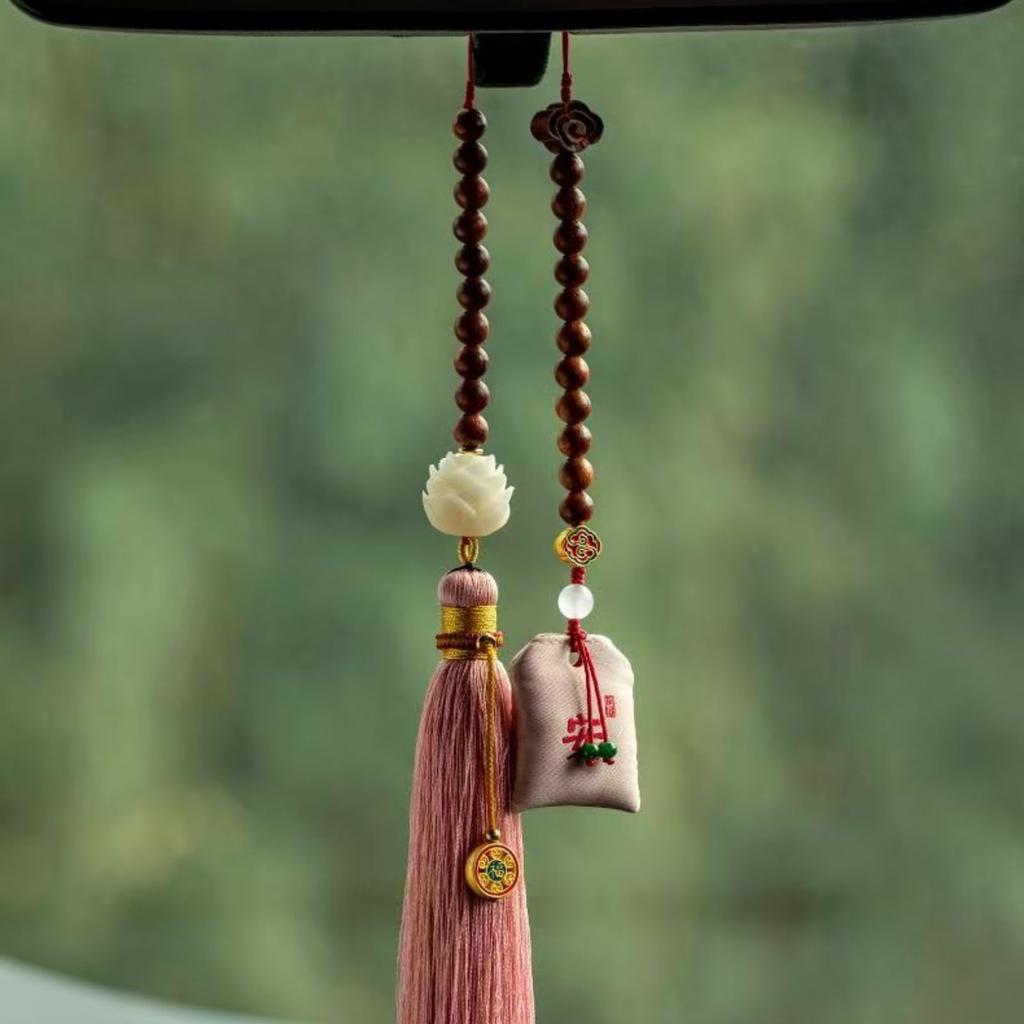 Auto Kürbis Tasche Quaste Anhänger Dekoration, Heim Büro Dekoration Amulett Anhänger