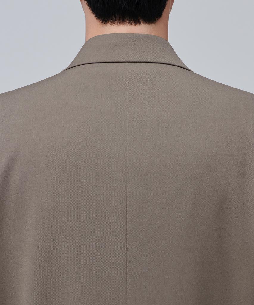 Musinsa Standard Daddy Shoulder Oversized Blazer [Dusty Beige]