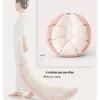 Multi-Functional Pea Bolster Pillow for Girls and Pregnant Women, Full-Body Support for Side Sleeping and Leg Clamping