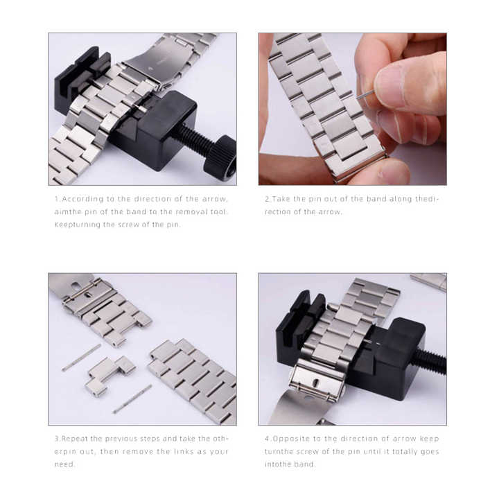 20mm 22mm Business Solid Stainless Steel Metal Watch Strap for Samsung Watch Bands Universal Watch Strap