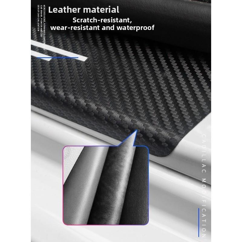 4 Stück/Set General Motors Einstiegsleistenschutz Kratzfeste Aufkleber Auto Kofferraumaufkleber Auto Dekorationsprodukte