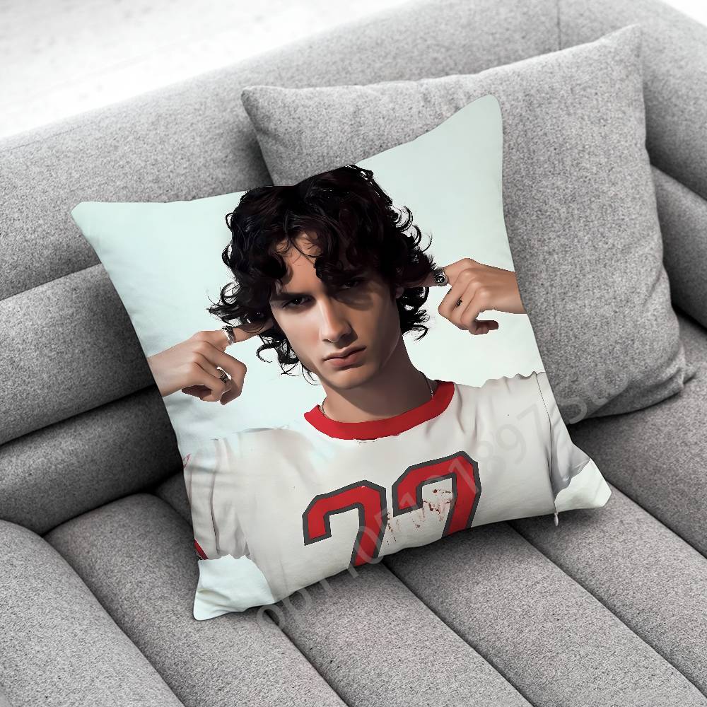 S-Sombr Back to Friends I Barely Know Her Throw Pillow Case For 30cm 40cm 45cm 50cm 55cm Square Sofa Pillowcase Shell