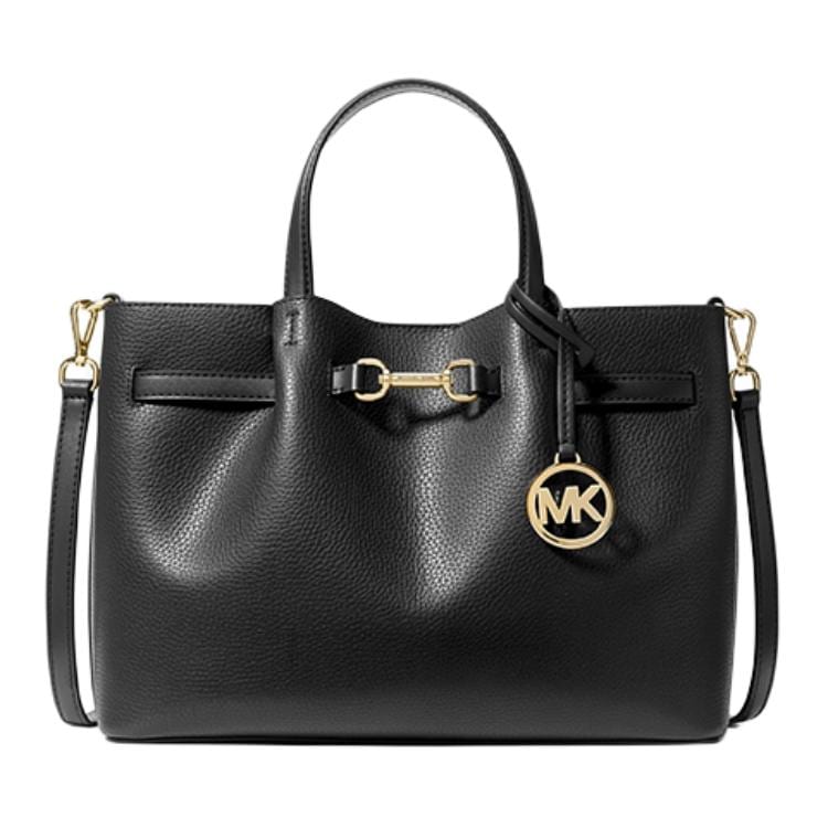 MICHAEL KORS Cow Leather One Shoulder Handbag Medium Women's Black 35S5G2ZS3T-BLACK
