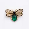 Elegant Women's Chinese-Style Bee Brooch: High-End Corsage Pin for Coats and Suits