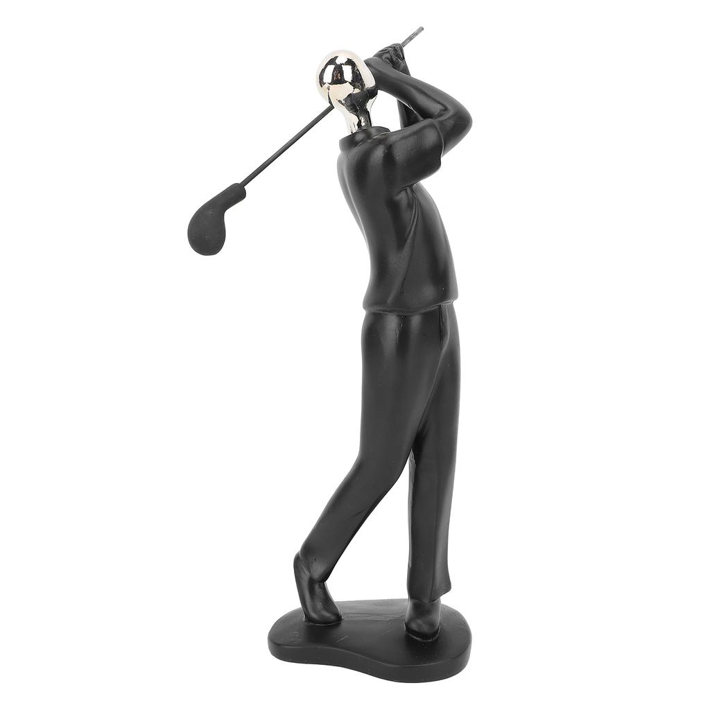 Resin Musician Figurines Abstract Sports Men Figures Decorative Sculpture Ornament for Desktop Living Room Type 3