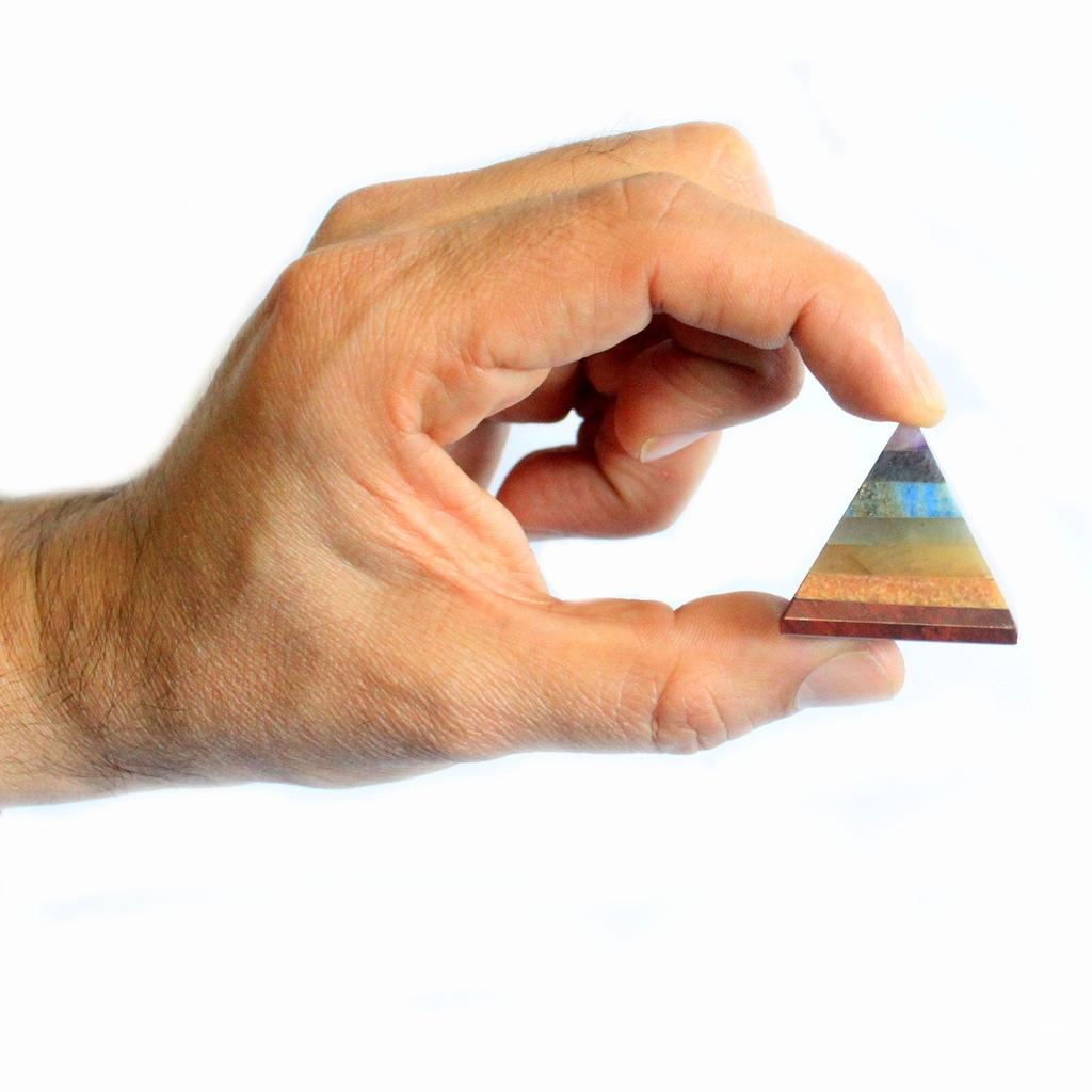 Chakra Crystal Pyramid 30-35mm